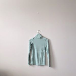 Free people long sleeve sea foam green